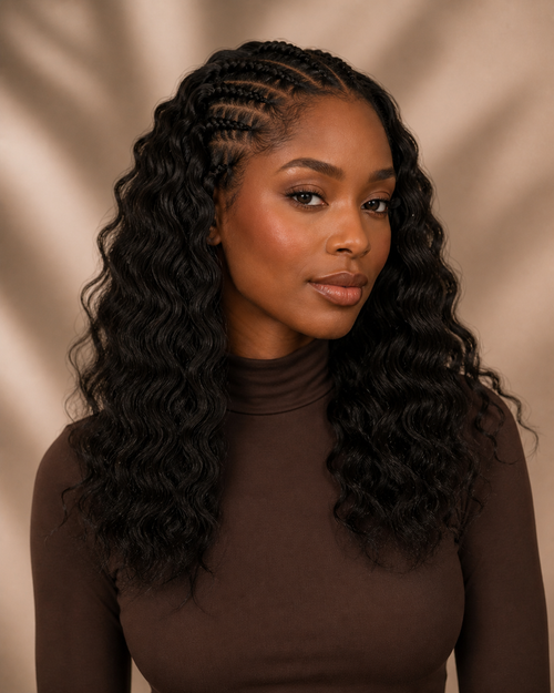 Leo Liana Crochet Feather Human Hair — Miracle Knot Hair